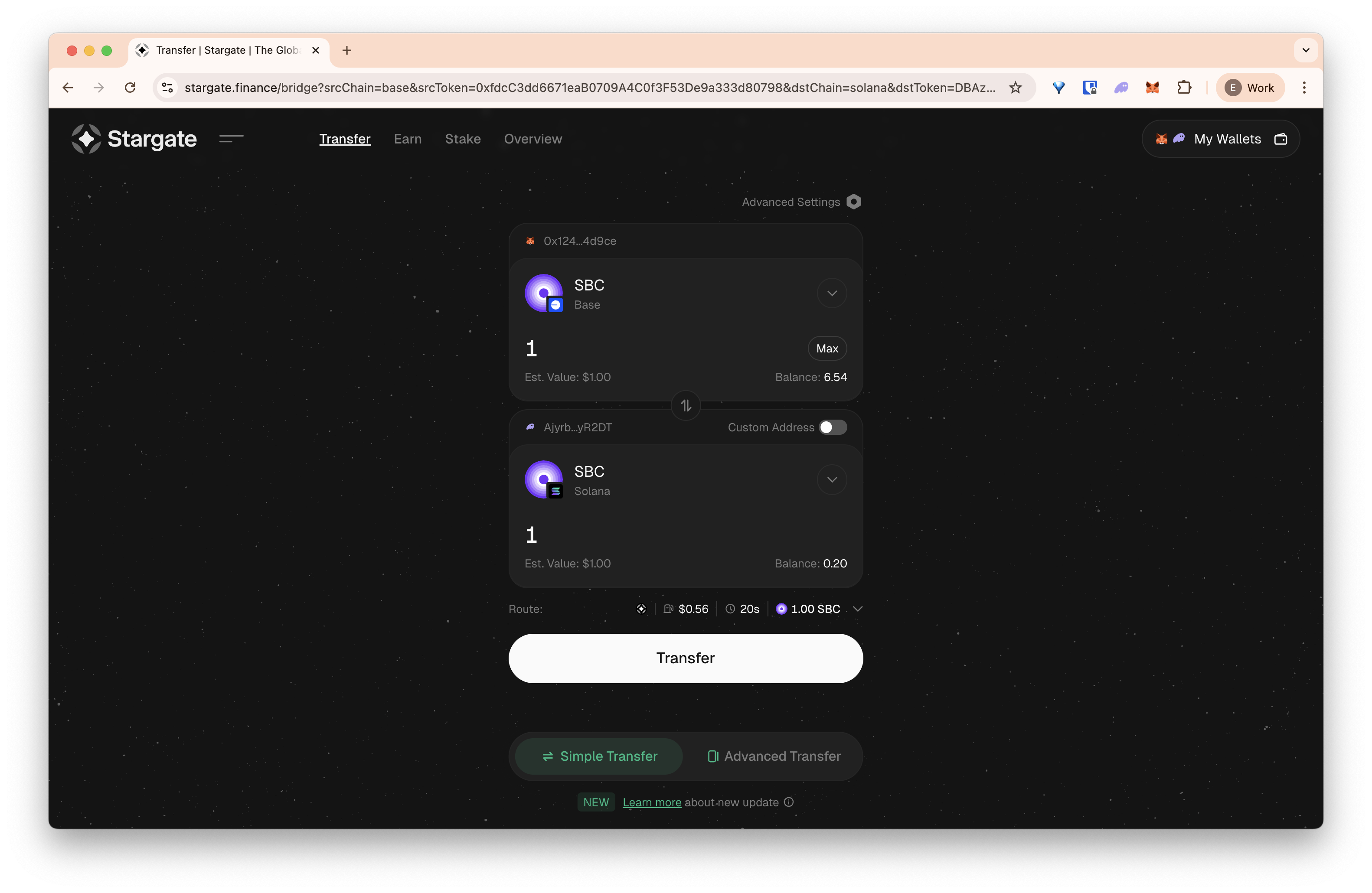Stargate Bridge Interface